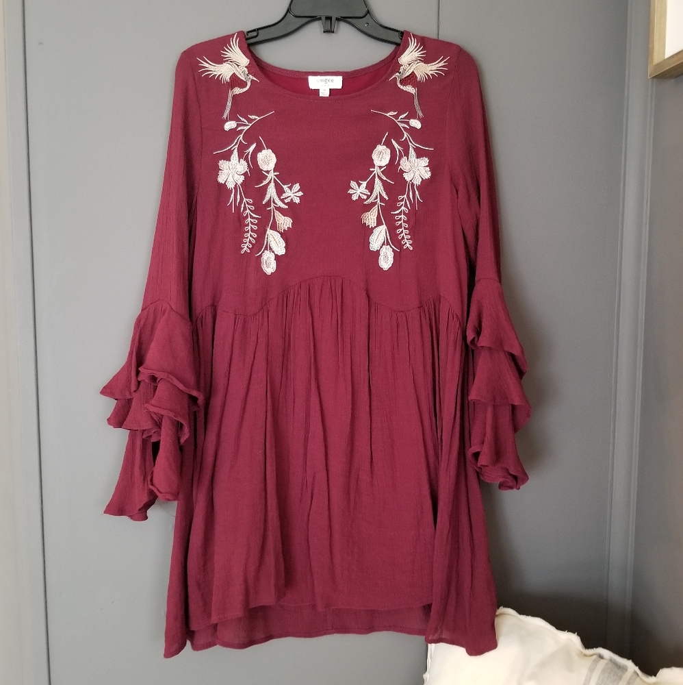 Maroon dress